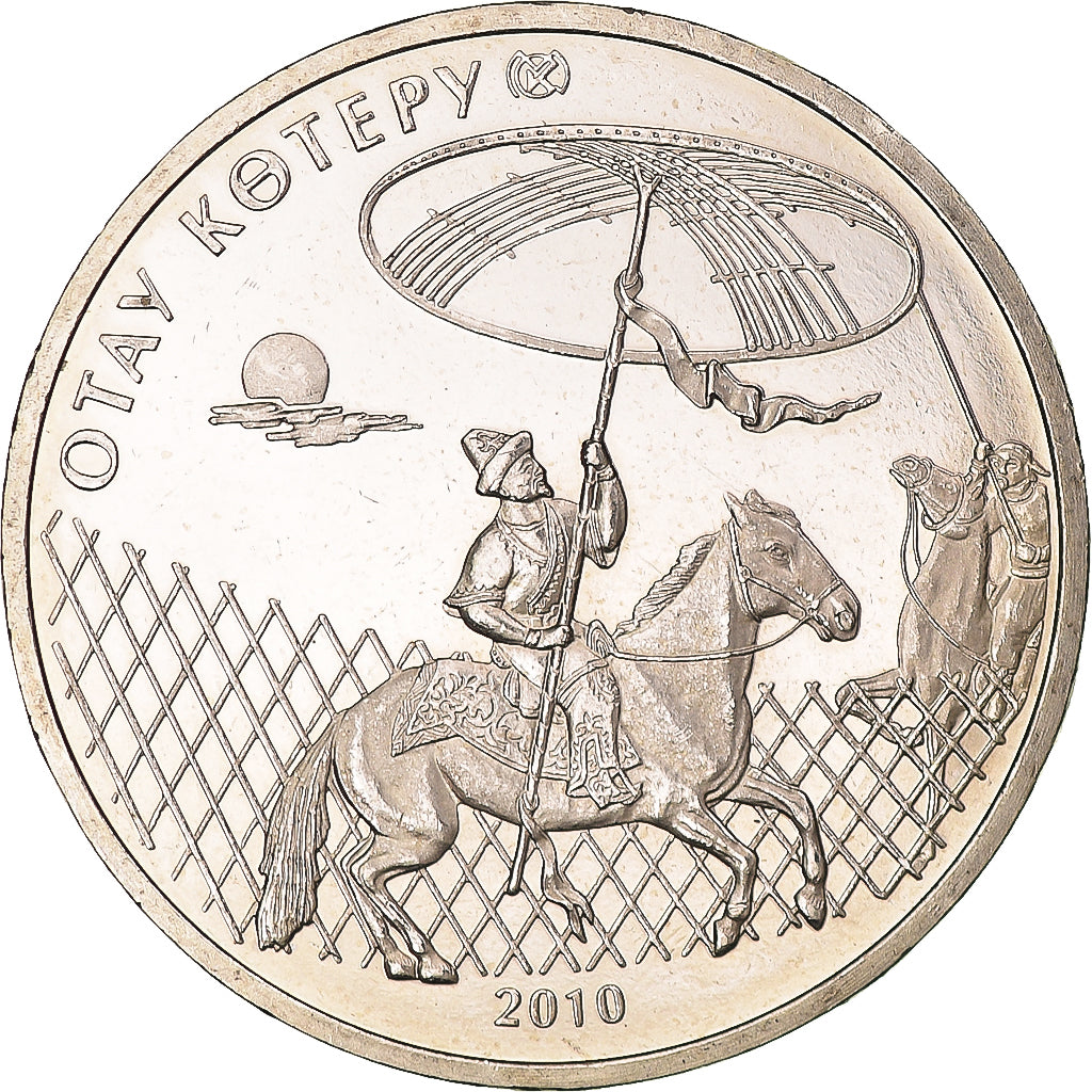 Münze, Kasachstan, 50 Tenge, 2010, Kazakhstan Mint, UNZ+, Kupfer-Nickel, KM:175