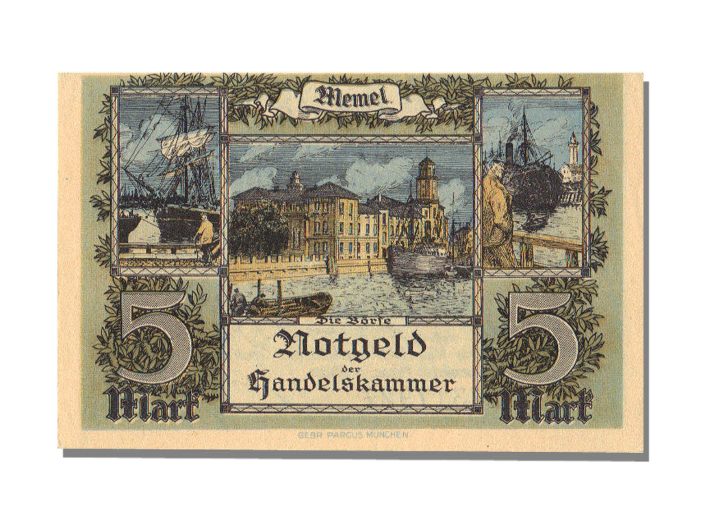 Klaipeda, 5 Mark, 1922, 1922-02-22, UNC(65-70), N° 317927