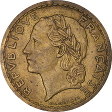 Coin, France, Lavrillier, 5 Francs, 1945, Castelsarrasin, VF(20-25)