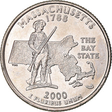 Coin, United States, Quarter Dollar, Quarter, 2000, U.S. Mint, Denver