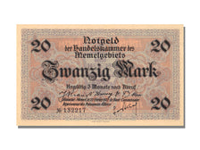 Klaipeda, 20 Mark, 1922, 1922-02-22, UNC(65-70), N° 132217