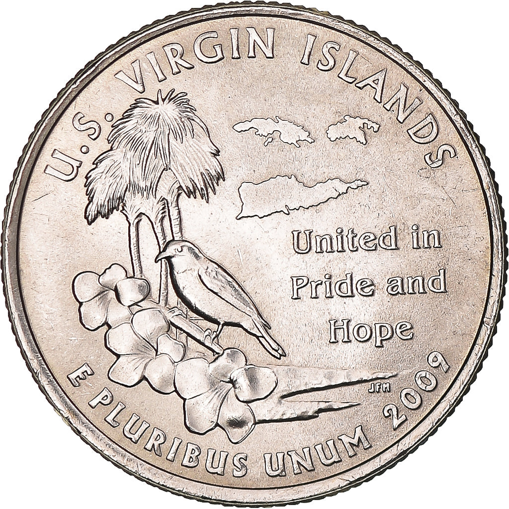 Coin, United States, Quarter Dollar, Quarter, 2009, U.S. Mint, Philadelphia, US