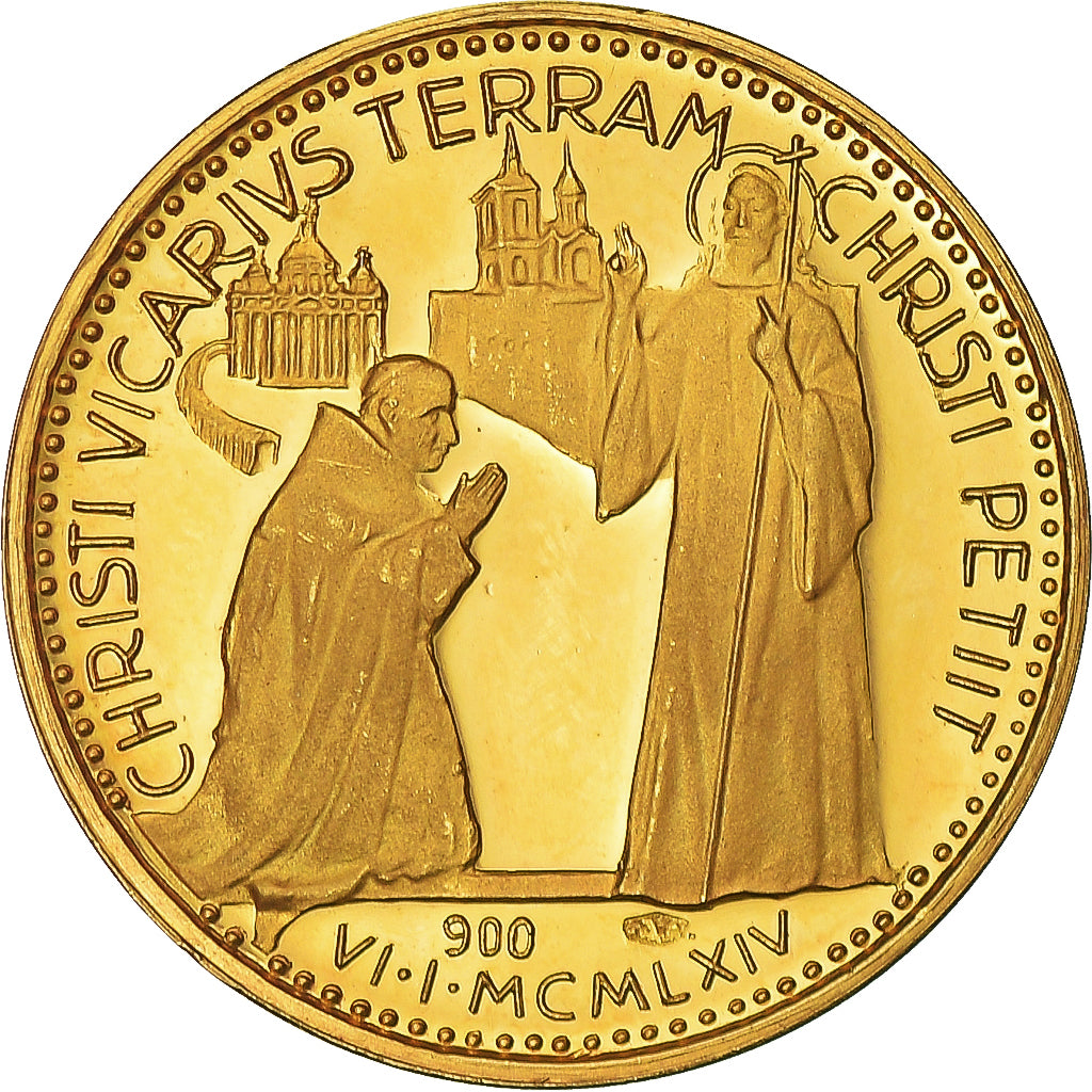 Vaticaan, Medaille, Paul VI, Le Pape Paul VI, Religions & beliefs, 1964, FDC