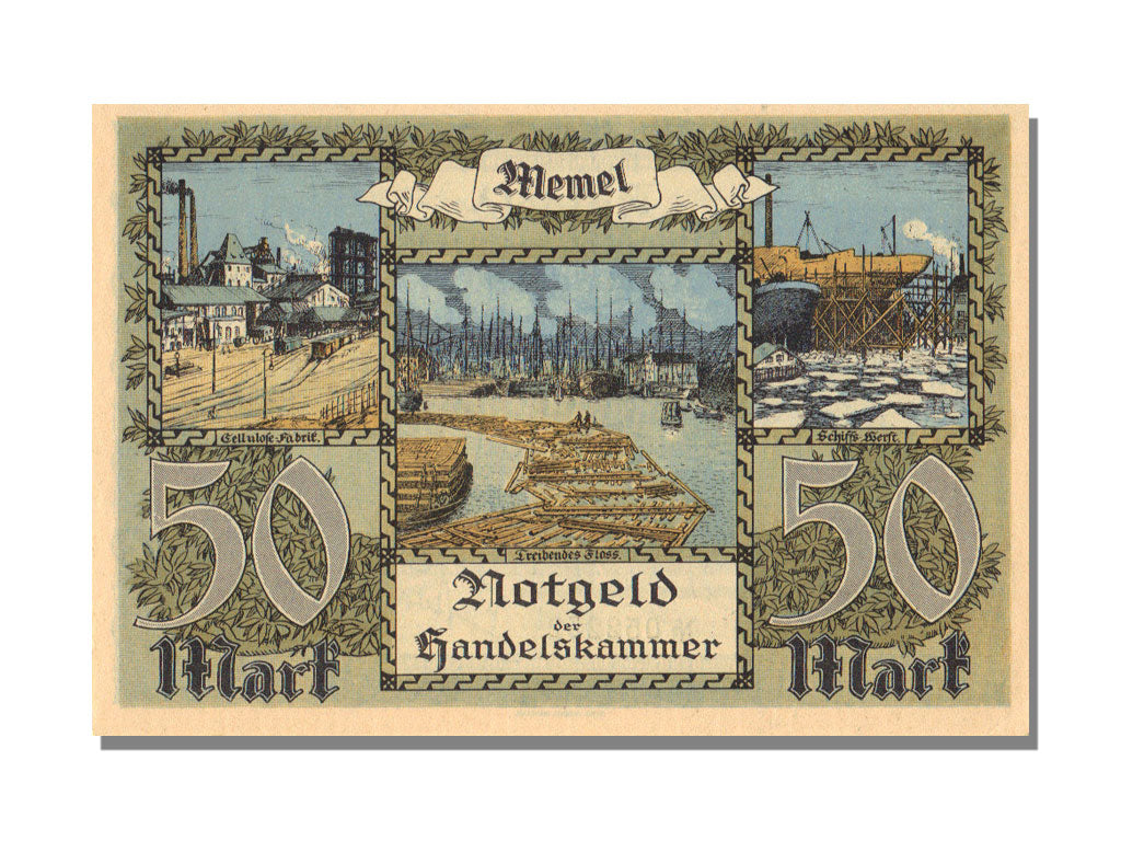 Klaipeda, 50 Mark, 1922, 1922-02-22, UNC(65-70), N° 052232
