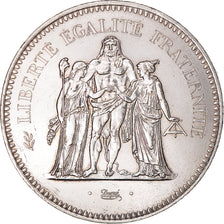 Moneta, Francia, Hercule, 50 Francs, 1976, Paris, SPL-, Argento, KM:941.1