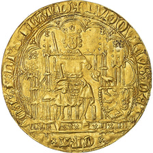 Monnaie, France, Flandre, Louis II de Mâle, Chaise d'or, SUP, Or, Boudeau:2226