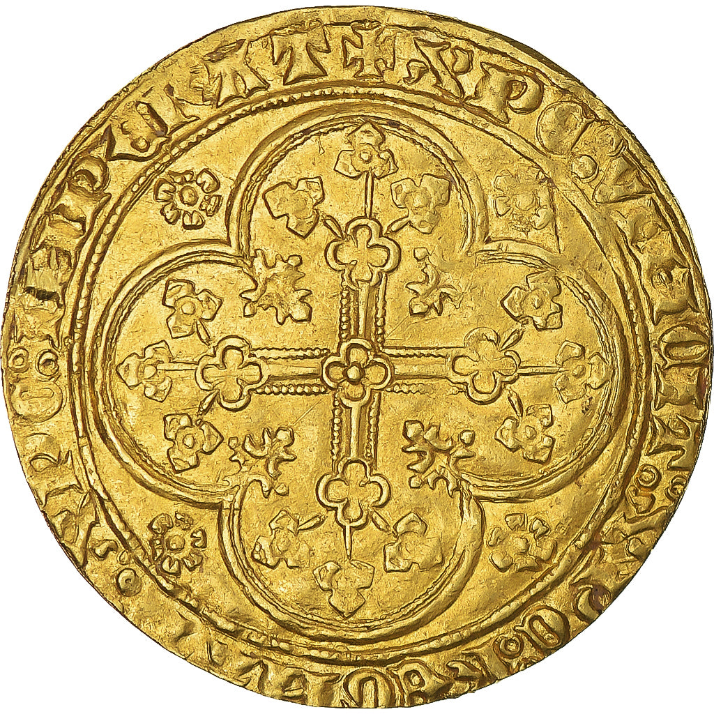 Monnaie, France, Flandre, Louis II de Mâle, Chaise d'or, SUP, Or, Boudeau:2226