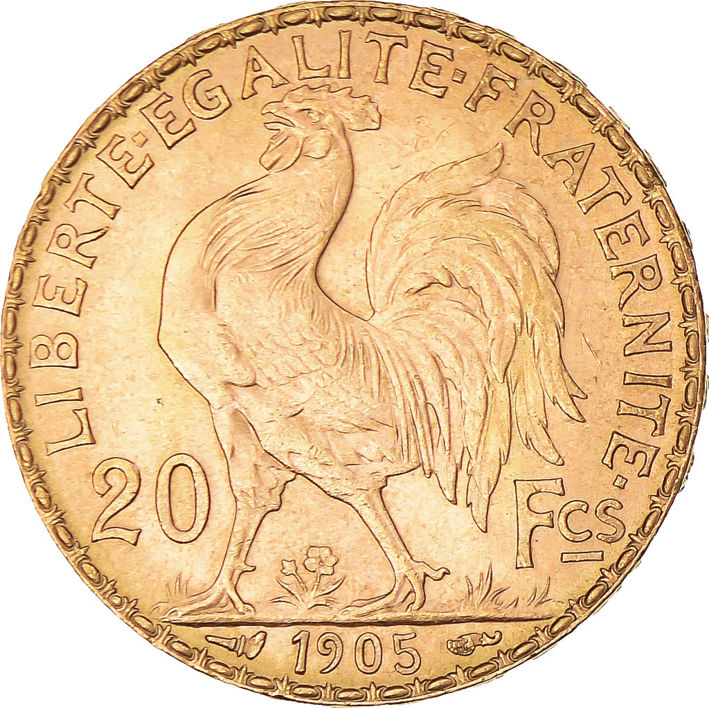 Monnaie, France, Marianne, 20 Francs, 1905, Paris, Coq, SUP+, Or, Gadoury:1064