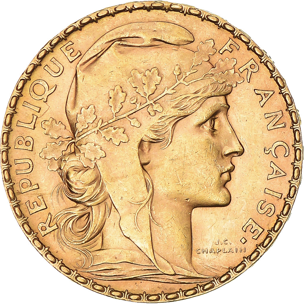 Monnaie, France, Marianne, 20 Francs, 1906, Paris, Coq, SUP, Or, Gadoury:1064