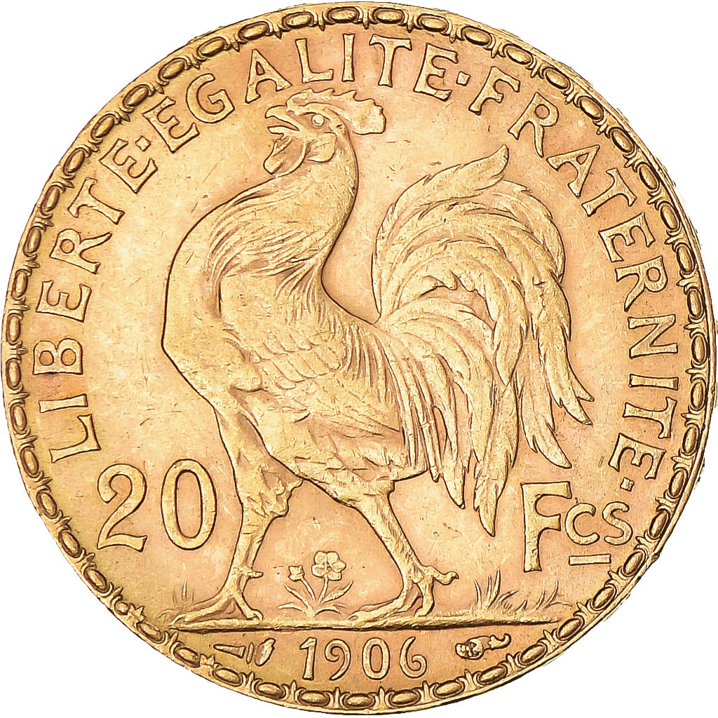Monnaie, France, Marianne, 20 Francs, 1906, Paris, Coq, SUP, Or, Gadoury:1064