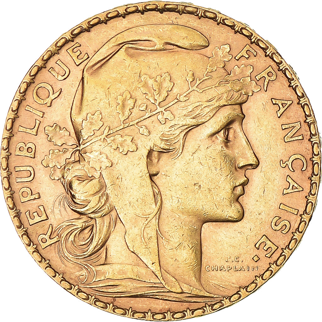 Monnaie, France, Marianne, 20 Francs, 1906, Paris, Coq, SUP, Or, Gadoury:1064
