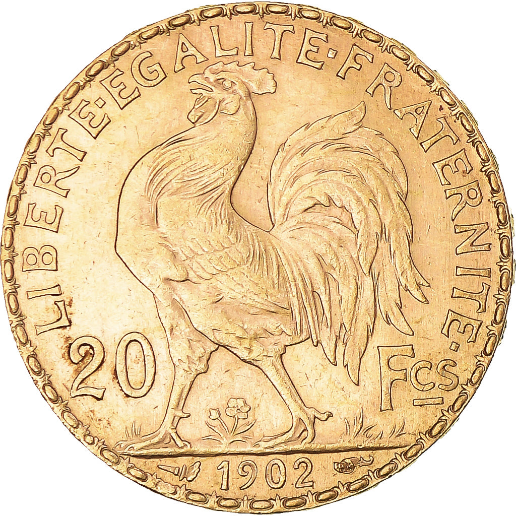 Monnaie, France, Marianne, 20 Francs, 1902, Paris, Coq, SUP, Or, Gadoury:1064