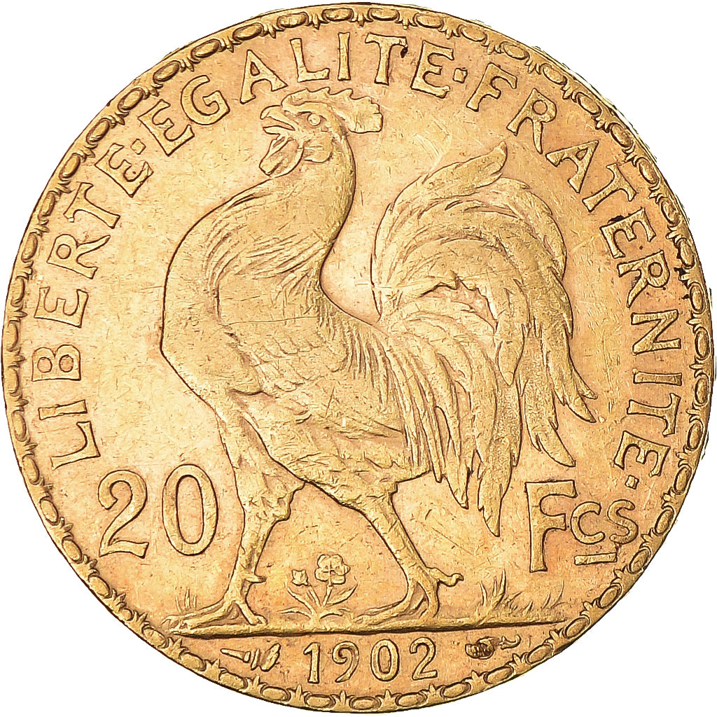 Monnaie, France, Marianne, 20 Francs, 1902, Paris, Coq, SUP, Or, Gadoury:1064