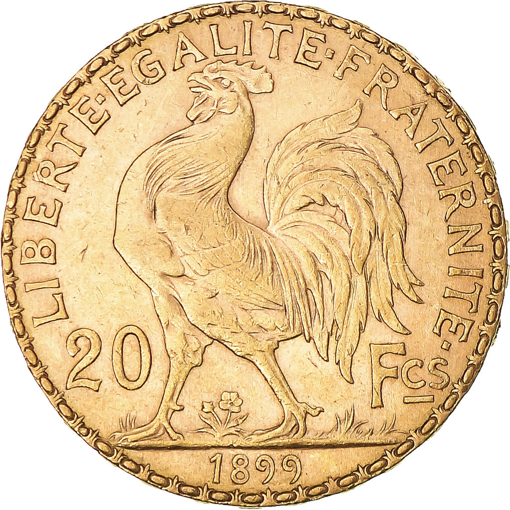 Monnaie, France, Marianne, 20 Francs, 1899, Paris, Coq, SUP, Or, Gadoury:1064