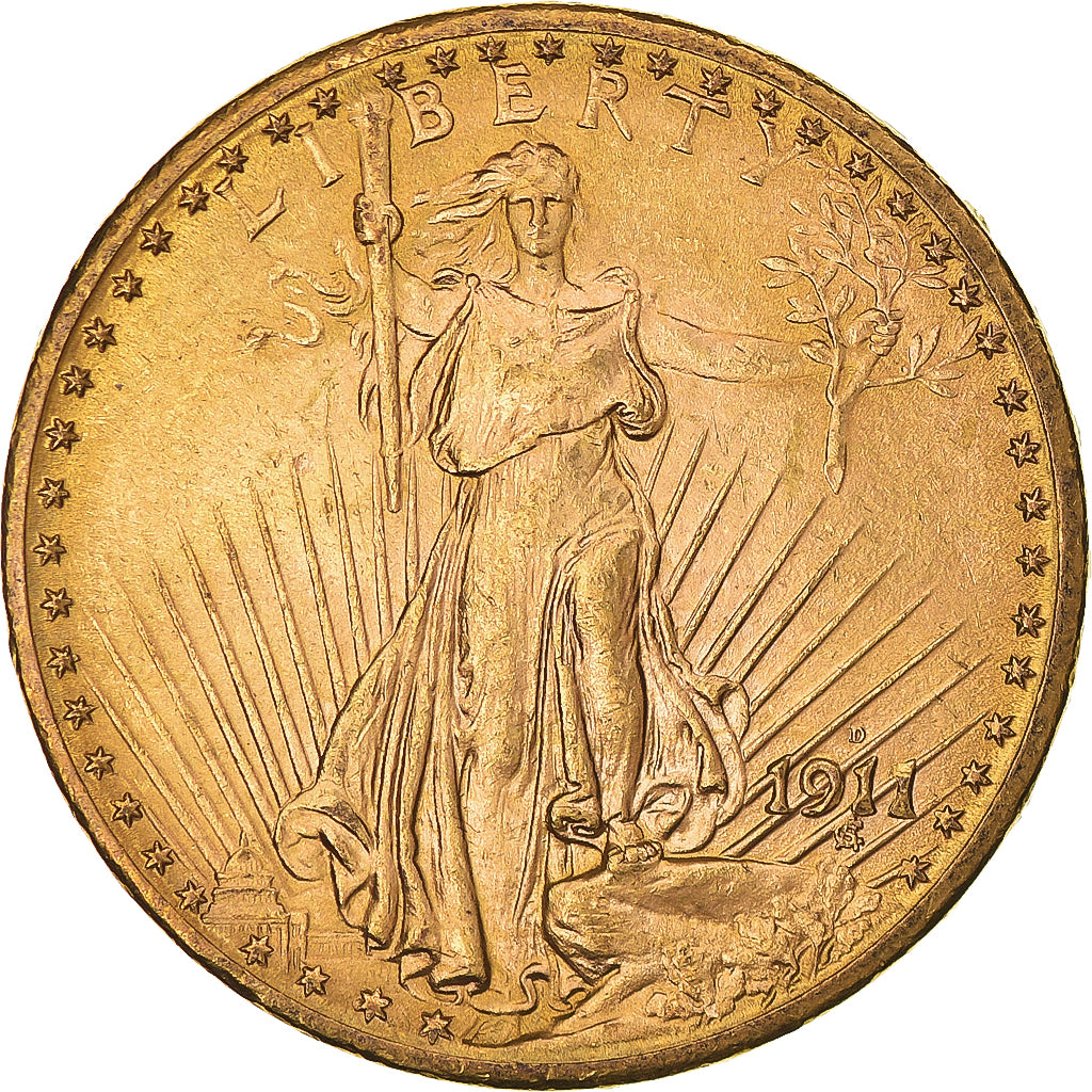 Münze, Vereinigte Staaten, Saint-Gaudens, $20, Double Eagle, 1911, Denver, VZ