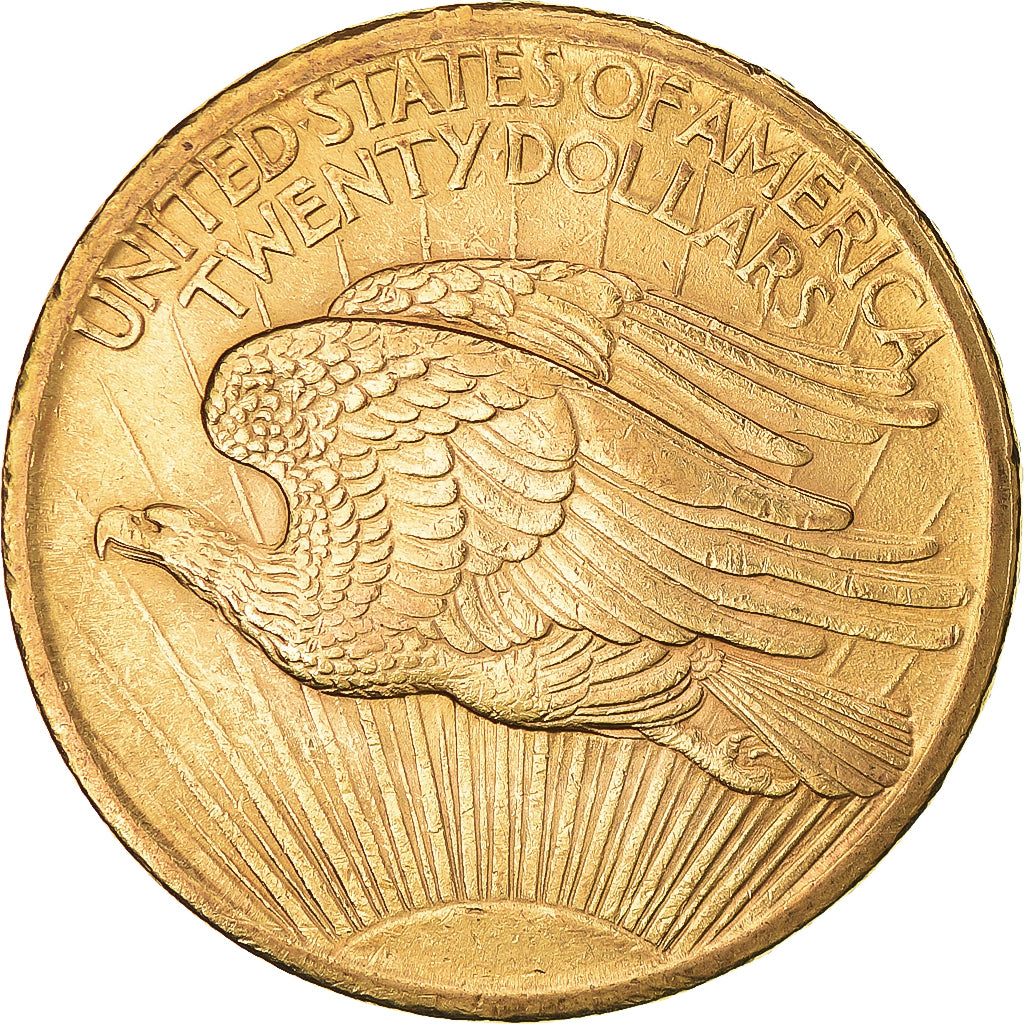 Münze, Vereinigte Staaten, Saint-Gaudens, $20, Double Eagle, 1907