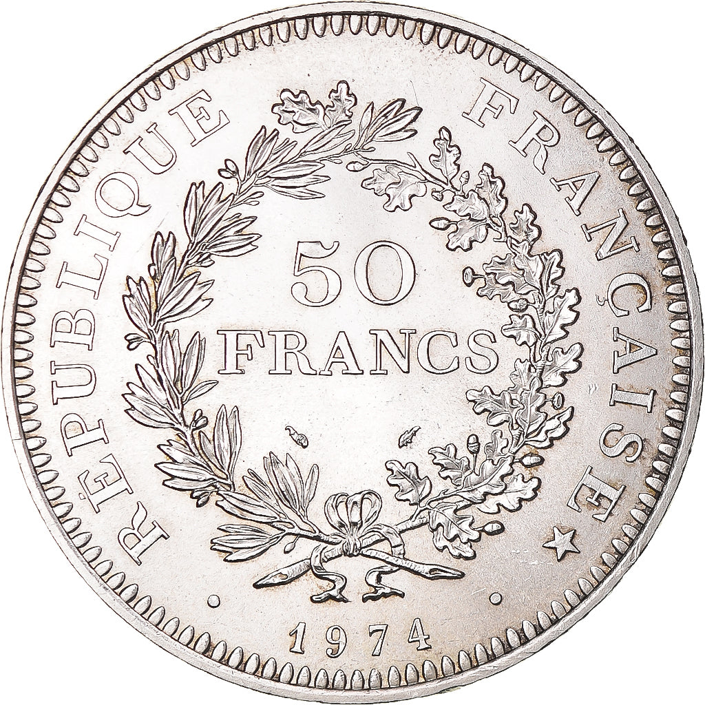 Monnaie, France, Hercule, 50 Francs, 1974, Paris, SPL, Argent, Gadoury:882