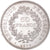 Moeda, França, Hercule, 50 Francs, 1974, Paris, MS(63), Prata, KM:941.1