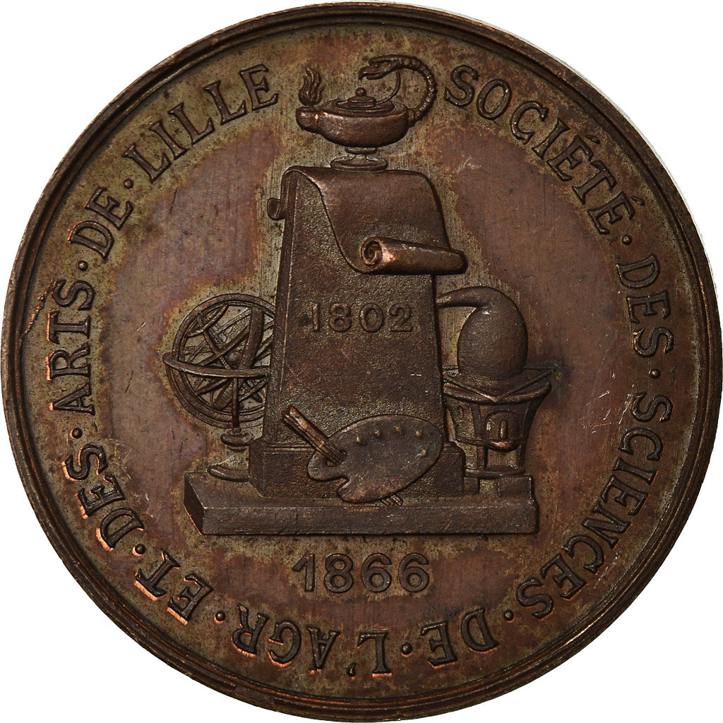 France, Medal, Société de Sciences de l'Agriculture et des Arts de Lille
