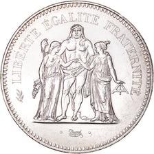 Coin, France, Hercule, 50 Francs, 1978, Paris, MS(63), Silver, KM:941.1
