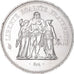 Coin, France, Hercule, 50 Francs, 1975, Paris, MS(63), Silver, KM:941.1
