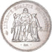 Coin, France, Hercule, 50 Francs, 1975, Paris, MS(63), Silver, KM:941.1