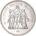 Munten, Frankrijk, Hercule, 50 Francs, 1975, Paris, PR+, Zilver, KM:941.1