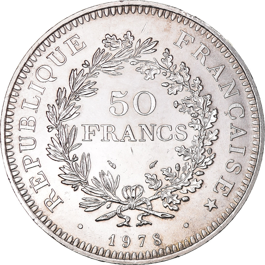 Monnaie, France, Hercule, 50 Francs, 1978, Paris, SUP+, Argent, Gadoury:882