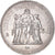 Moeda, França, Hercule, 50 Francs, 1978, Paris, AU(55-58), Prata, KM:941.1