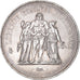 Moeda, França, Hercule, 50 Francs, 1978, Paris, AU(55-58), Prata, KM:941.1