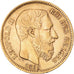 Moneta, Belgio, Leopold II, 20 Francs, 20 Frank, 1869, SPL-, Oro, KM:32