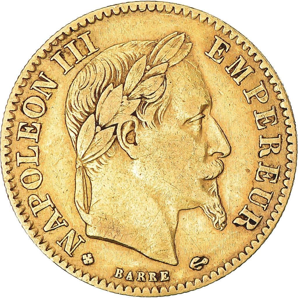 Münze, Frankreich, Napoleon III, Napoléon III, 10 Francs, 1863, Strasbourg