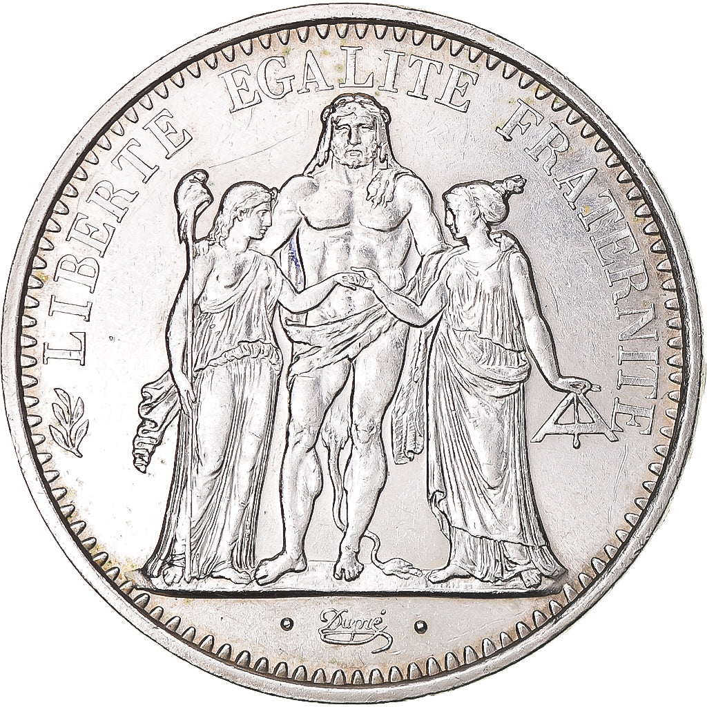 Coin, France, Hercule, 10 Francs, 1966, Paris, AU(55-58), Silver, KM:932