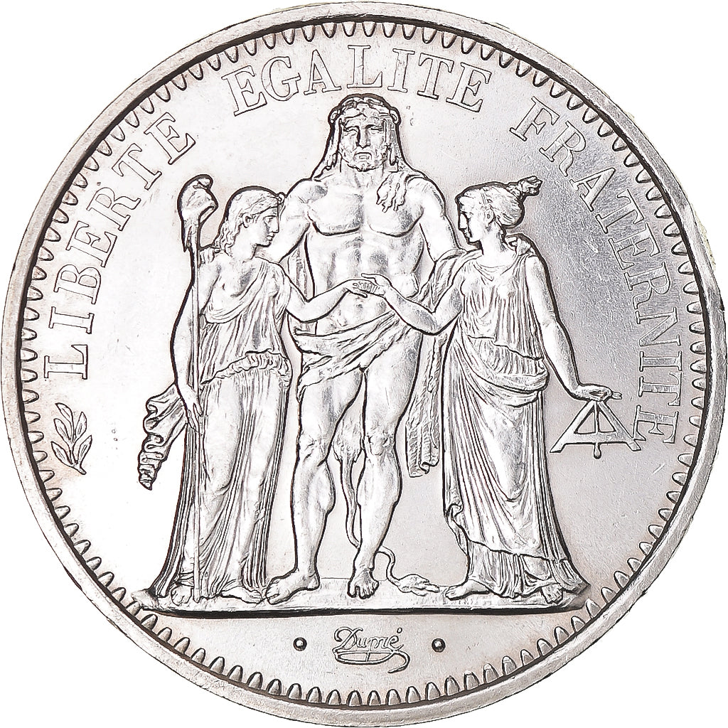 Moeda, França, Hercule, 10 Francs, 1966, Paris, AU(55-58), Prata, KM:932