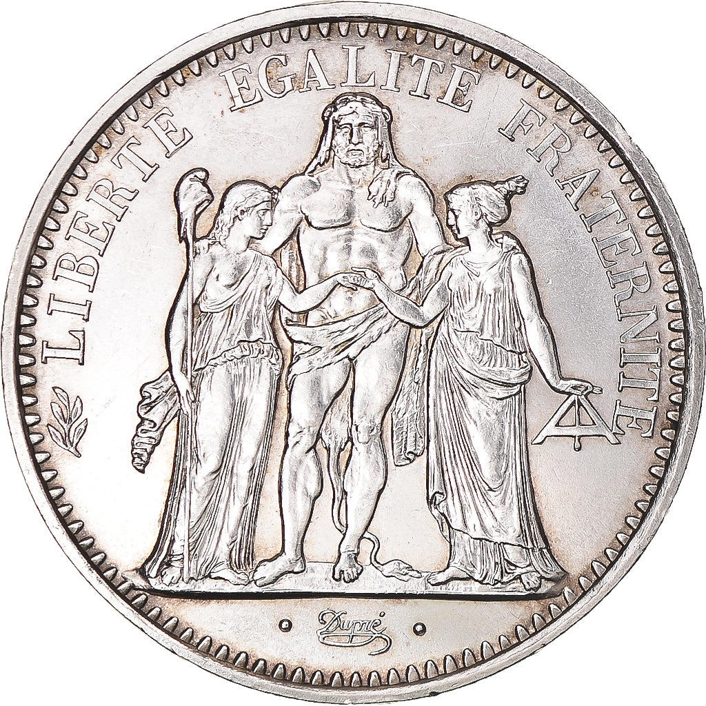 Moeda, França, Hercule, 10 Francs, 1968, Paris, AU(50-53), Prata, KM:932