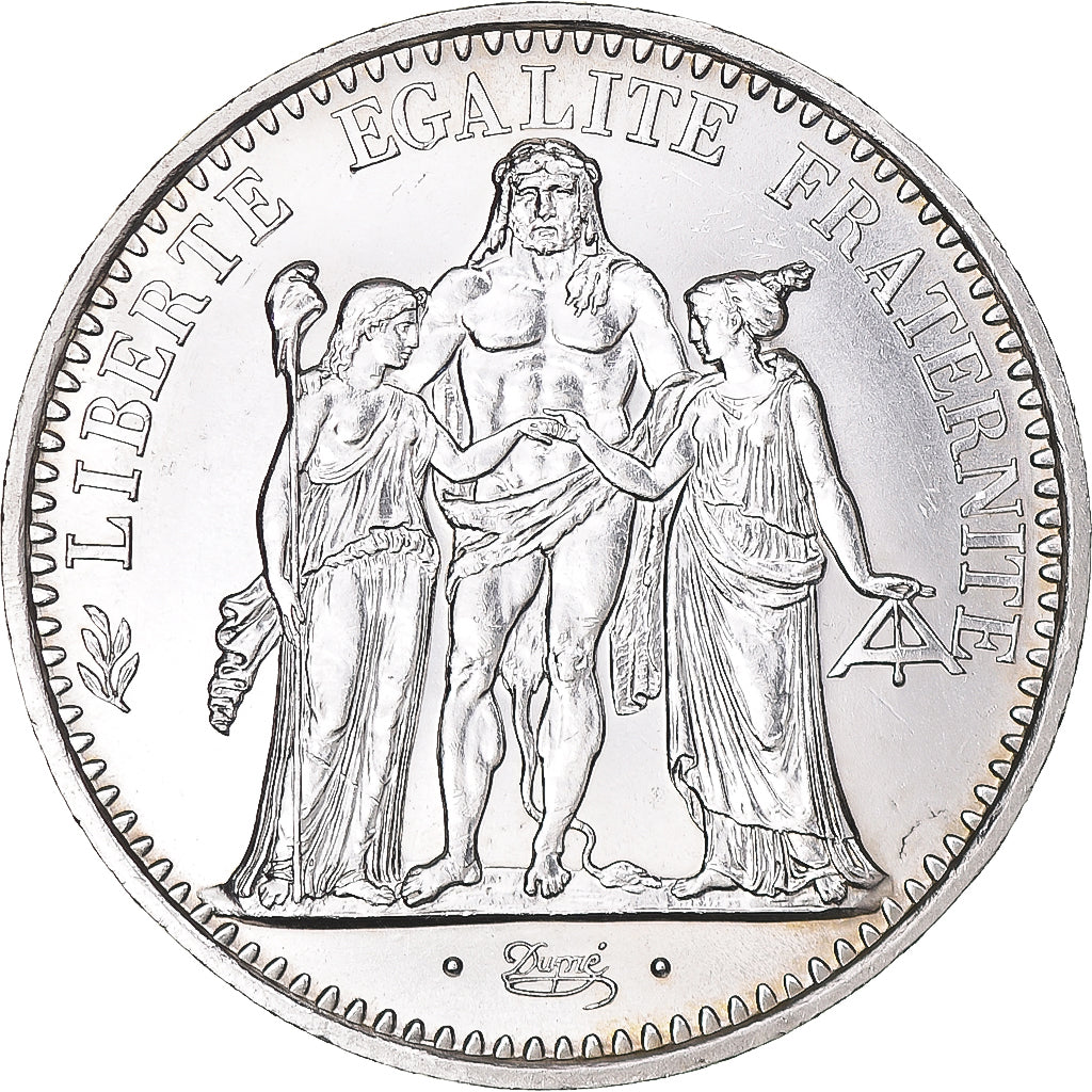 Moeda, França, Hercule, 10 Francs, 1968, Paris, AU(55-58), Prata, KM:932
