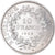 Moeda, França, Hercule, 10 Francs, 1968, Paris, AU(55-58), Prata, KM:932
