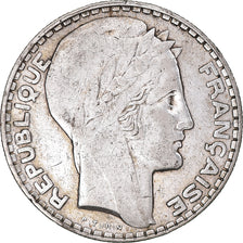 Moeda, França, Turin, 20 Francs, 1929, Paris, EF(40-45), Prata, KM:879