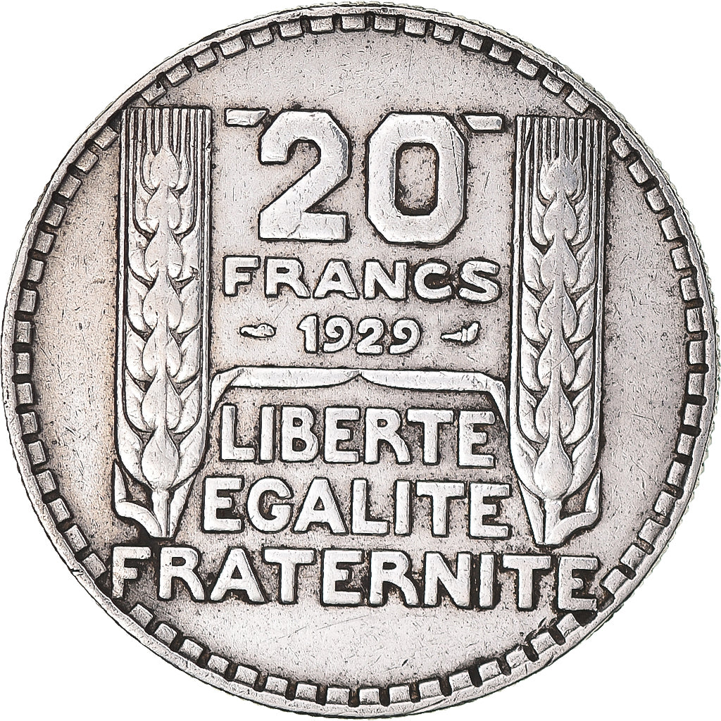 Monnaie, France, Turin, 20 Francs, 1929, Paris, TTB, Argent, Gadoury:852, KM:879