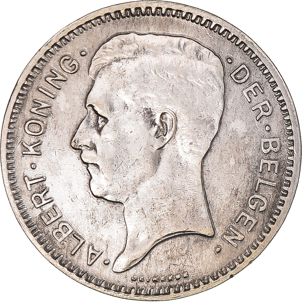 Coin, Belgium, 20 Francs, 20 Frank, 1934, VF(30-35), Silver, KM:103.1