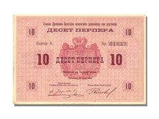 Billet, Montenegro, 10 Perpera, 1914, SUP+