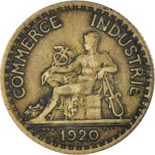 Coin, France, Chambre de commerce, Franc, 1920, Paris, Bon Pour, VF(20-25)
