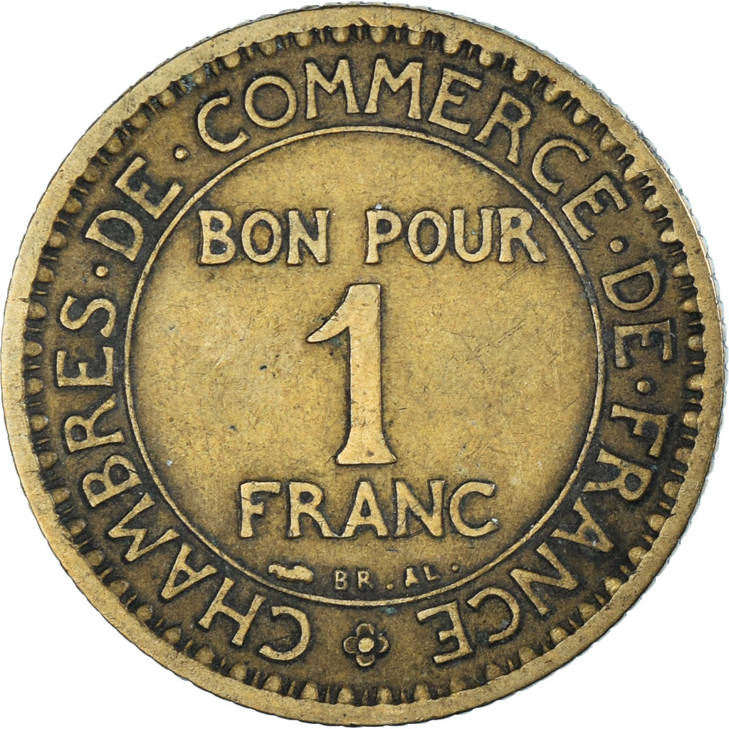 Coin, France, Chambre de commerce, Franc, 1920, Paris, Bon Pour, VF(30-35)