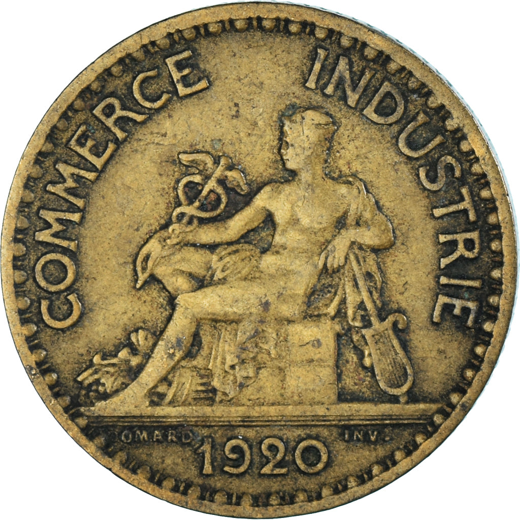 Coin, France, Chambre de commerce, Franc, 1920, Paris, Bon Pour, VF(20-25)
