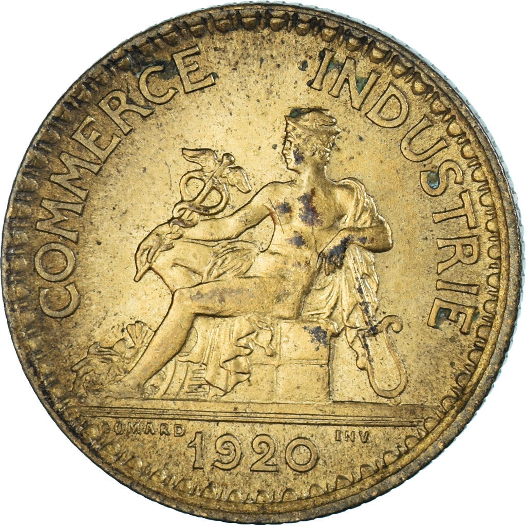 Moneta, Francia, Chambre de commerce, Franc, 1920, Paris, Bon Pour, MB