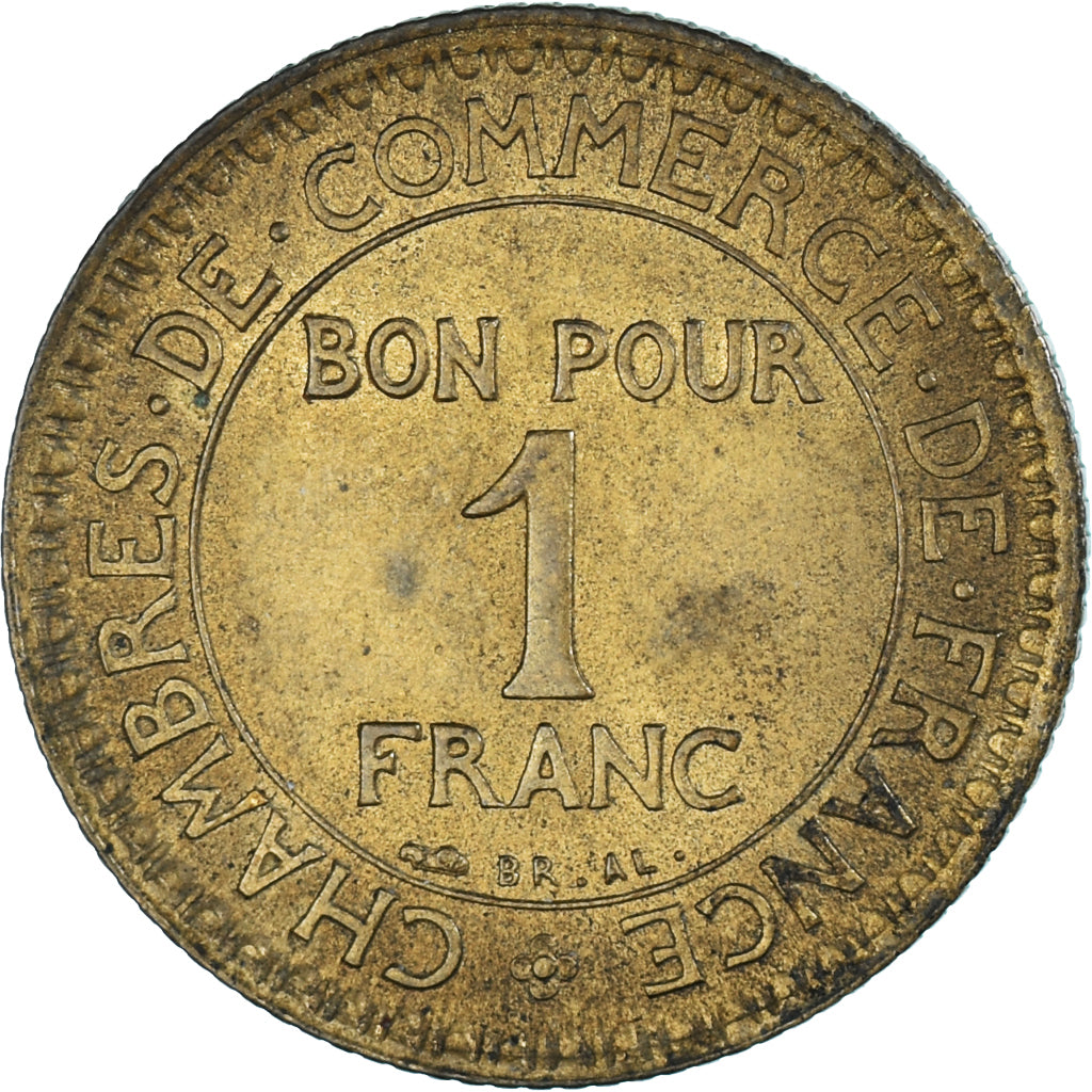 Moneta, Francia, Chambre de commerce, Franc, 1920, Paris, Bon Pour, MB