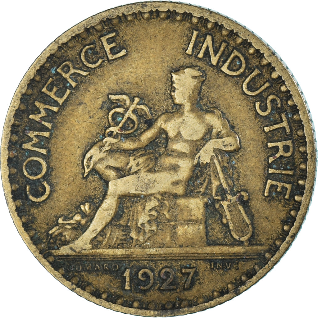 Coin, France, Chambre de commerce, Franc, 1927, Paris, Bon Pour, VF(30-35)