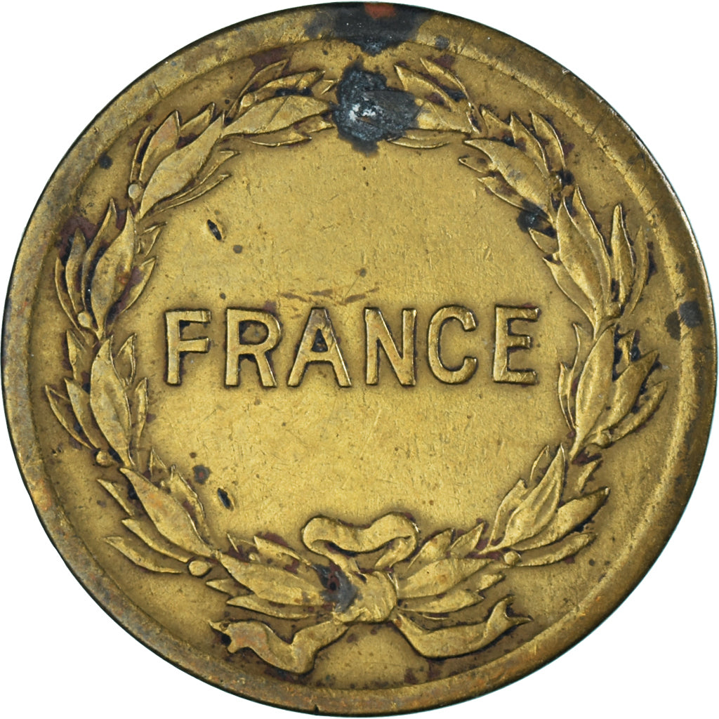 Monnaie, France, France Libre, 2 Francs, 1944, Philadelphie, B+, Laiton