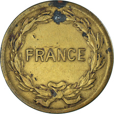 Monnaie, France, France Libre, 2 Francs, 1944, Philadelphie, B+, Laiton
