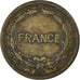 Coin, France, France Libre, 2 Francs, 1944, Philadelphia, VF(20-25), Brass